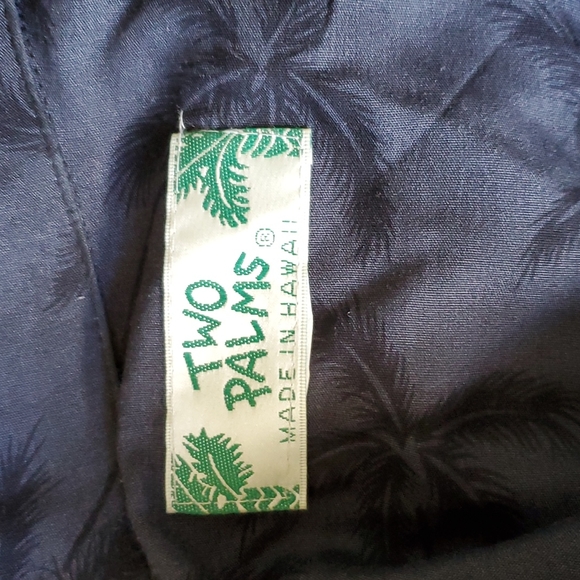 VINTAGE TWO PALMS SHIRT HAWAII PALM TREES MENS 🌴 - Picture 6 of 6